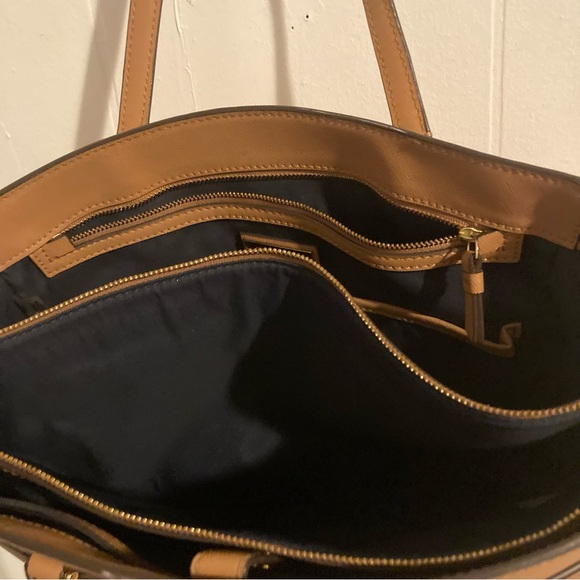 Tan Leather Tote Bag - Picture 11 of 13